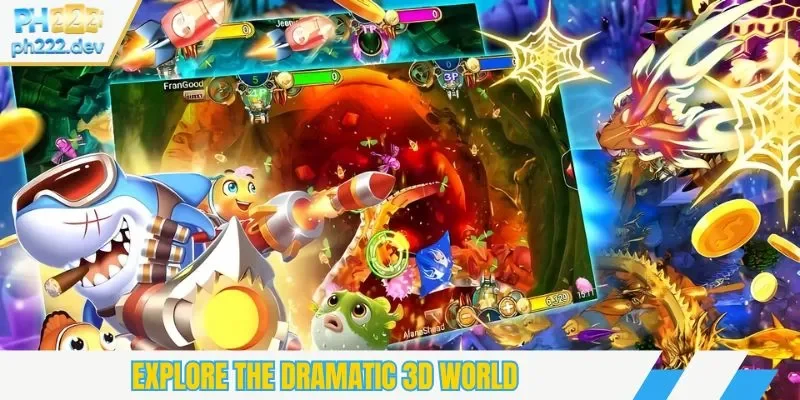 Explore the dramatic 3D world