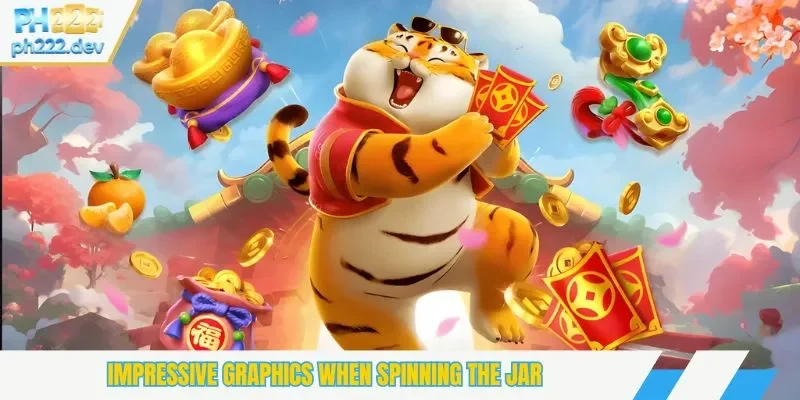 Impressive graphics when spinning the jar