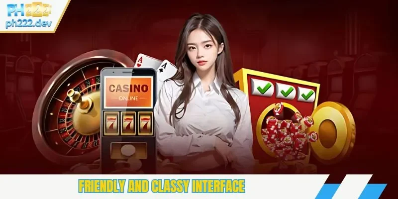 Friendly and classy interface