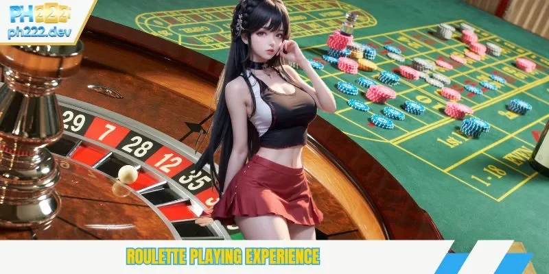 Roulette playing experience