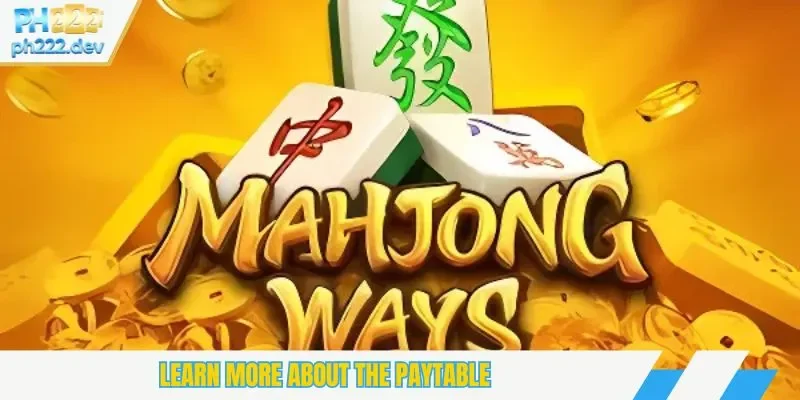 Learn more about the paytable