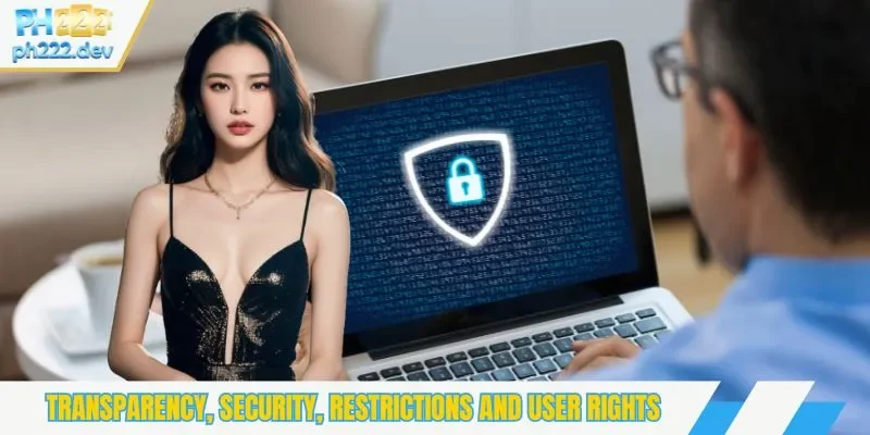 Transparency, security, restrictions and user rights