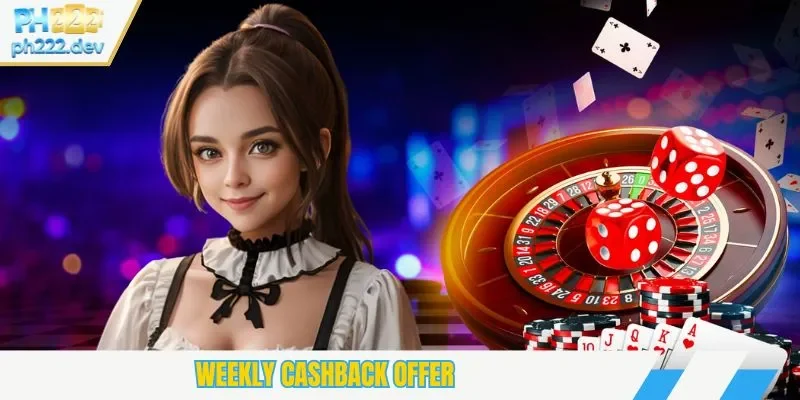 Weekly cashback offer